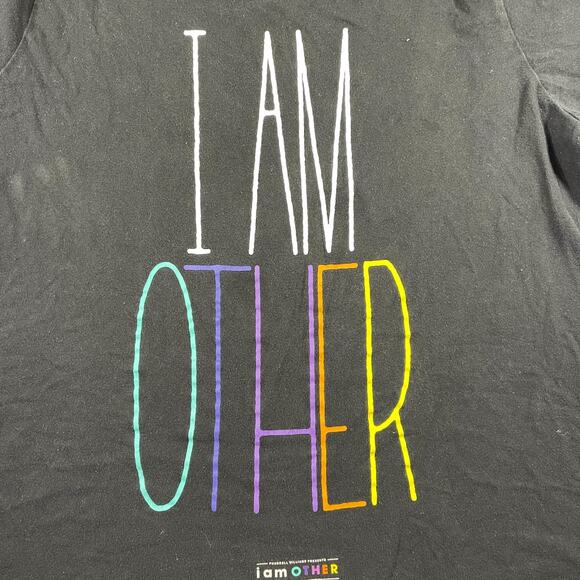 Pharrell Williams Uniqlo UT I AM OTHER Black Graphic T-Shirt Men’s Size L Cotton - Picture 6 of 12